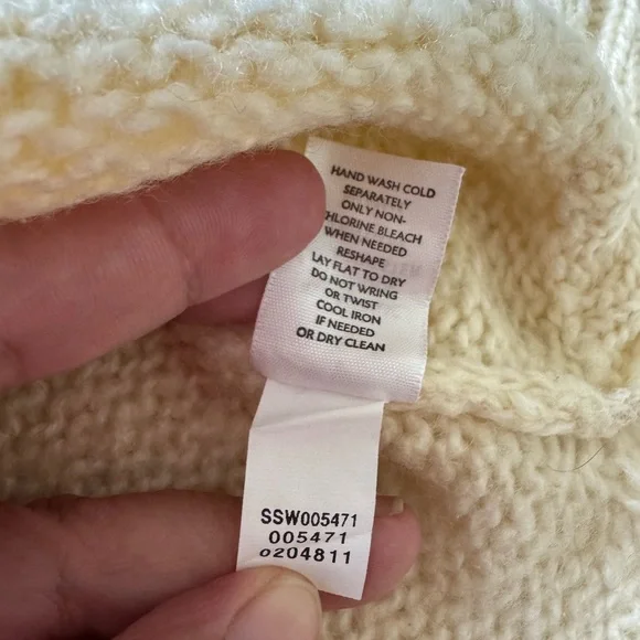 J. Jill Cream and Olive Patterned Sweater - Picture 6 of 10